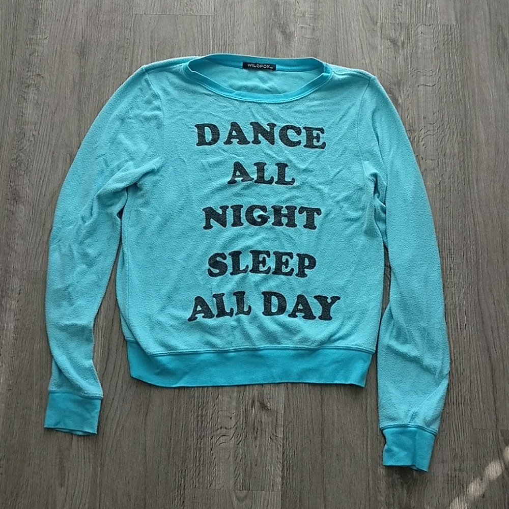 Wildfox Sky Blue Baggy Beach Jumper